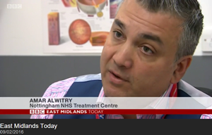 Amar Alwitry on BBC News