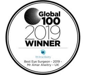 Global 100 2019 Winner - Best EYE Surgeon 2019 - Mr Amar Alwitry - UK